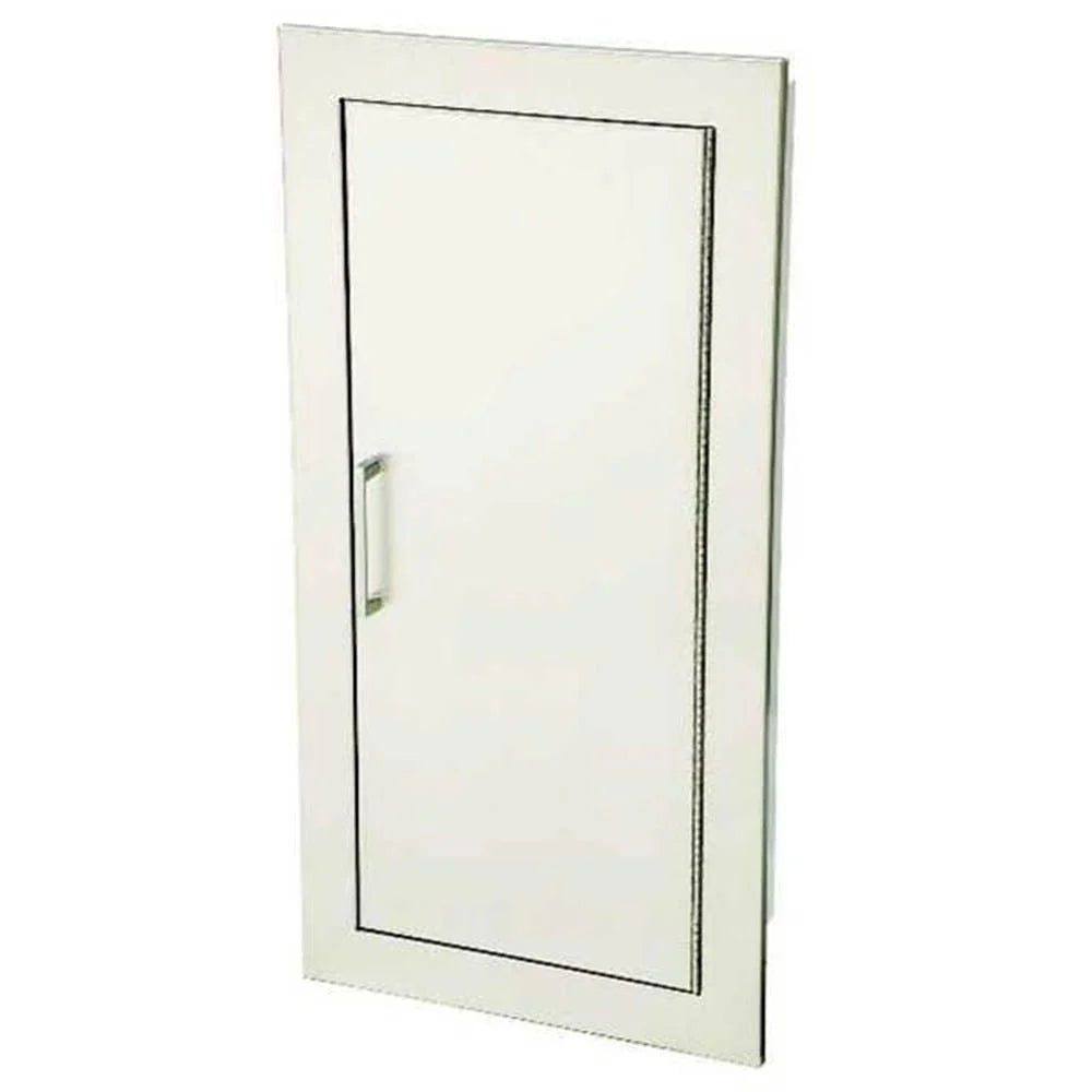JL Industries 1835S21 Cosmopolitan Fire Extinguisher Cabinet Solid Door w/ Pull Handle